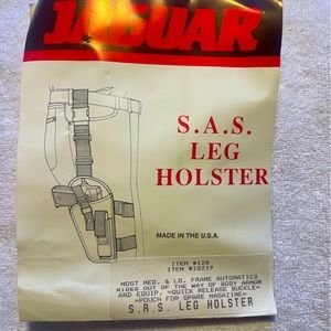 Leg Holster from Jaguar for most medium and large frame automatics.
